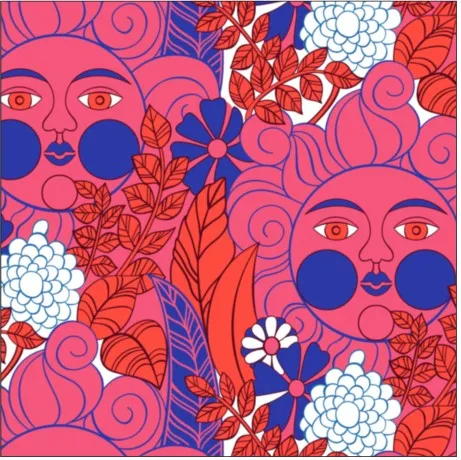 Nadia Print Ruched Elbow Length Sleeve Dress – 40760 sold by IBKUL product image thumbnail 4