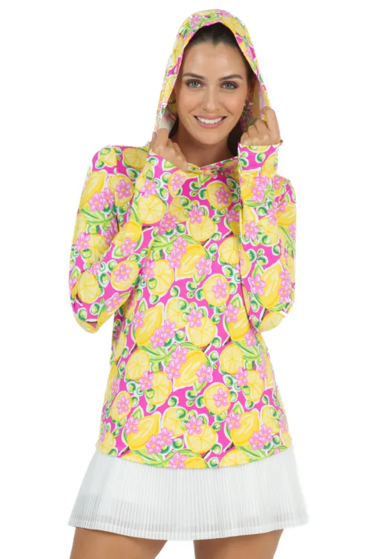 Calista Print Long Sleeve Hoody – 16652 sold by IBKUL