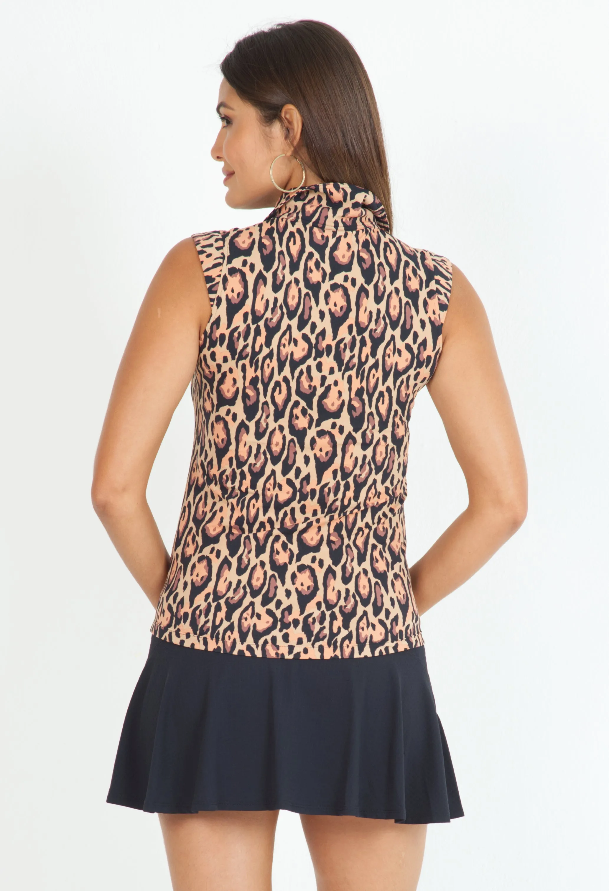 Gemma Print Sleeveless Polo – 14758 sold by IBKUL product image thumbnail 3