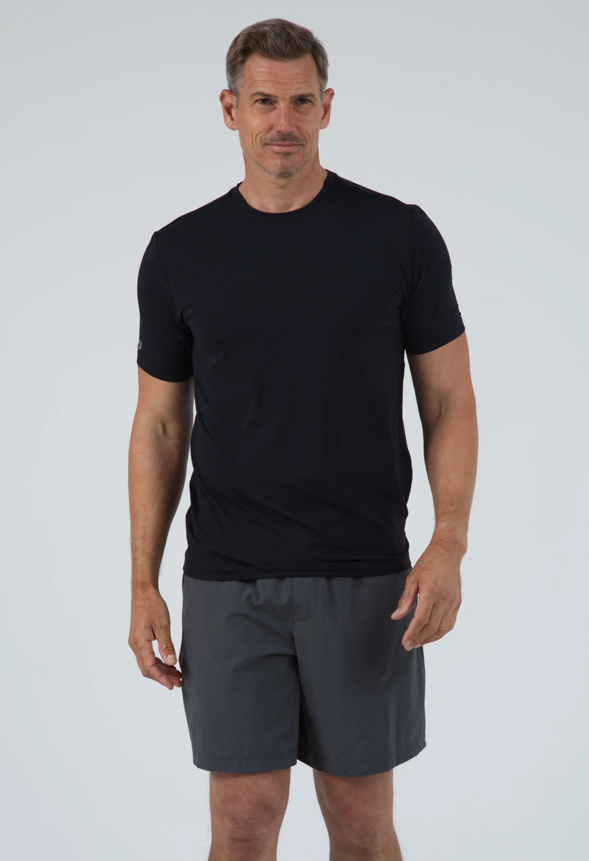 Short Sleeve Crewneck T-Shirt (Modern Fit) sold by IBKUL product image thumbnail 2