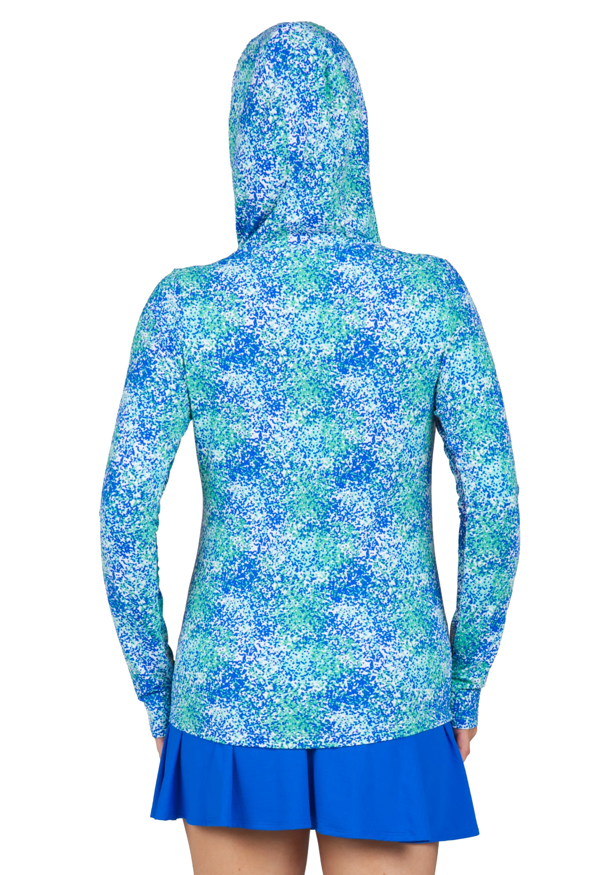 Spray Paint Print Long Sleeve Hoody – 16542 sold by IBKUL product image thumbnail 4