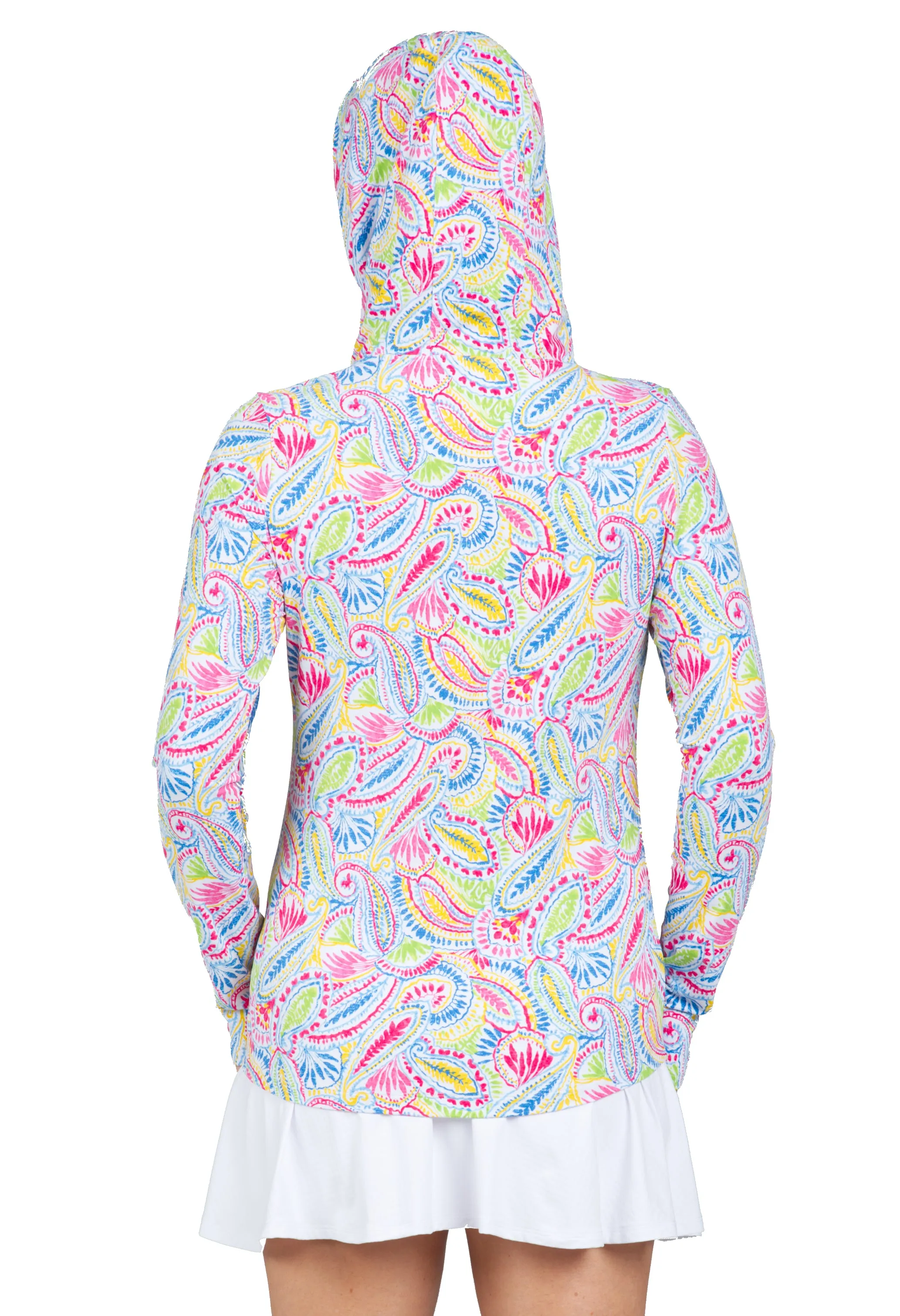Massie Print Long Sleeve Hoody – 16541 sold by IBKUL product image thumbnail 4