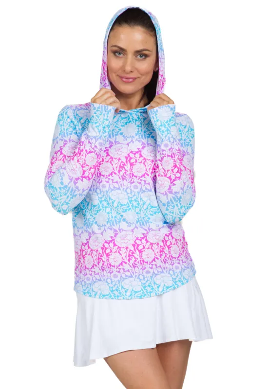 Jesse Print Long Sleeve Hoody – 16538 sold by IBKUL