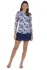 Xenia Print Long Sleeve Crew Neck – 12377 sold by IBKUL