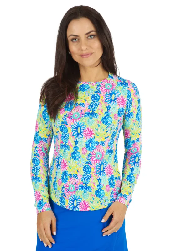 Lilli Print Long Sleeve Crew Neck – 12488 sold by IBKUL
