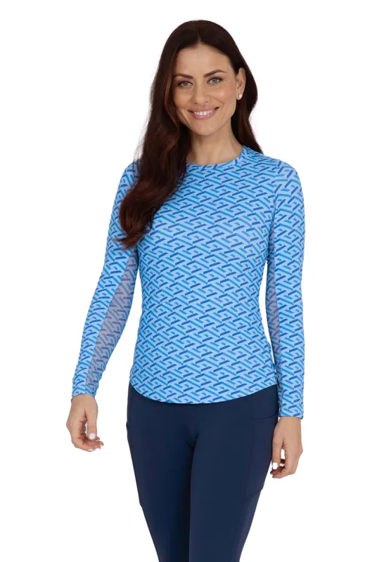 Fatima Print Long Sleeve Crew Neck sold by IBKUL