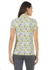 Terra Print Short Sleeve Mock Neck – 17264 sold by IBKUL