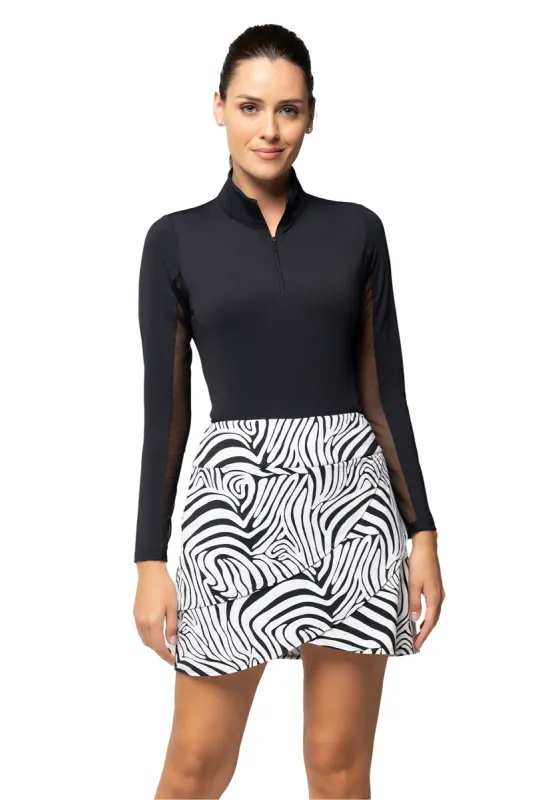 Cecilia Print Layered Skort sold by IBKUL