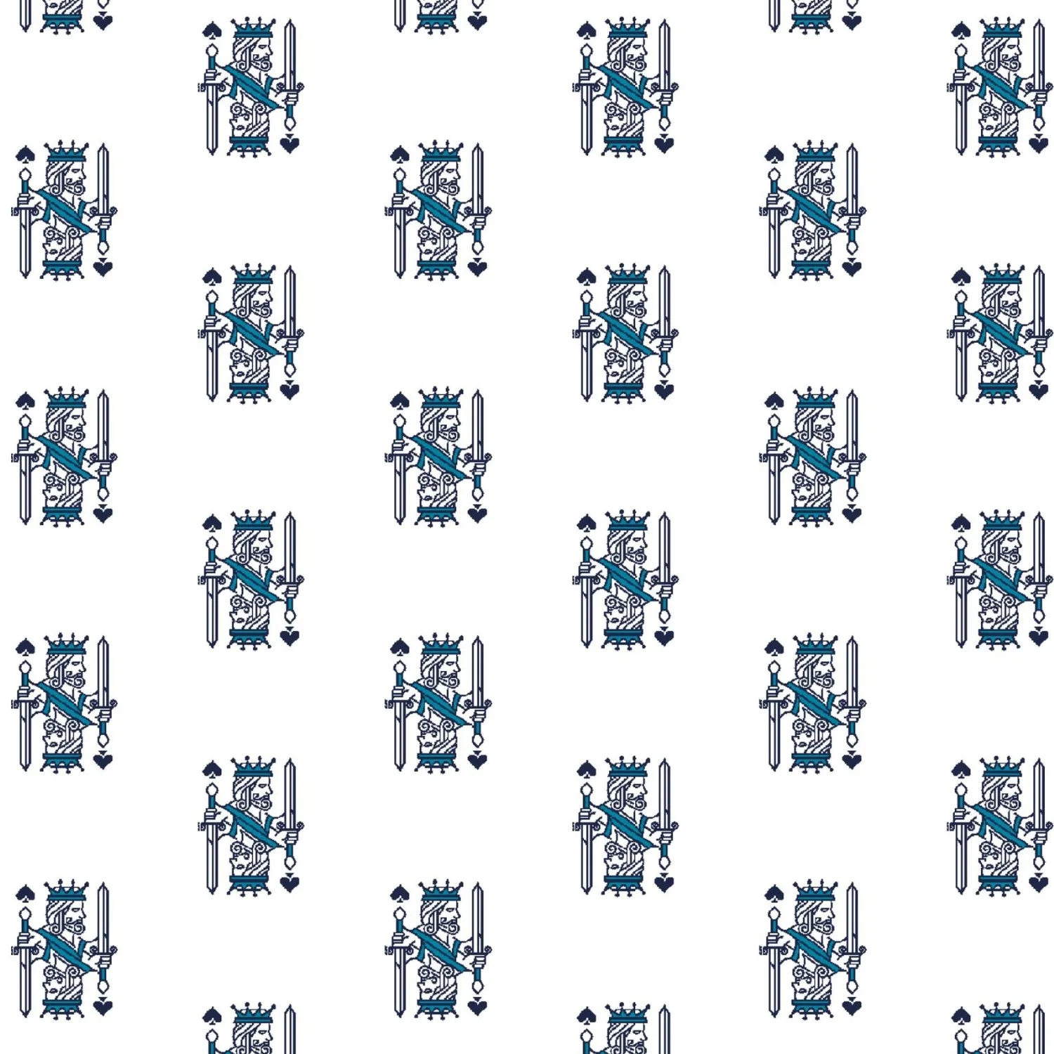 King of Spades Print Short Sleeve Polo – 94170 (Modern Fit) sold by IBKUL product image thumbnail 5