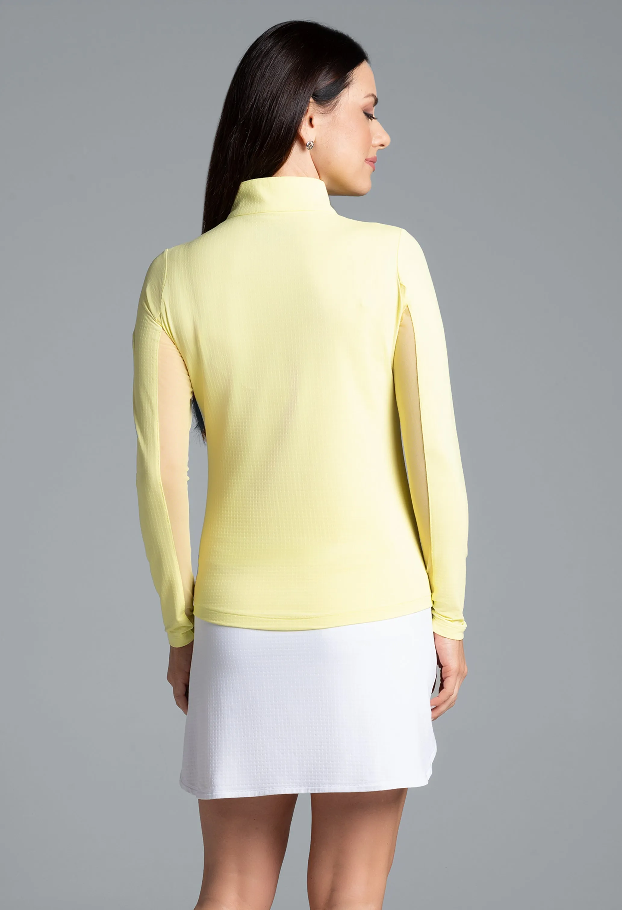 Lucky Charm Print Long Sleeve Mock Neck Top sold by IBKUL product image thumbnail 3