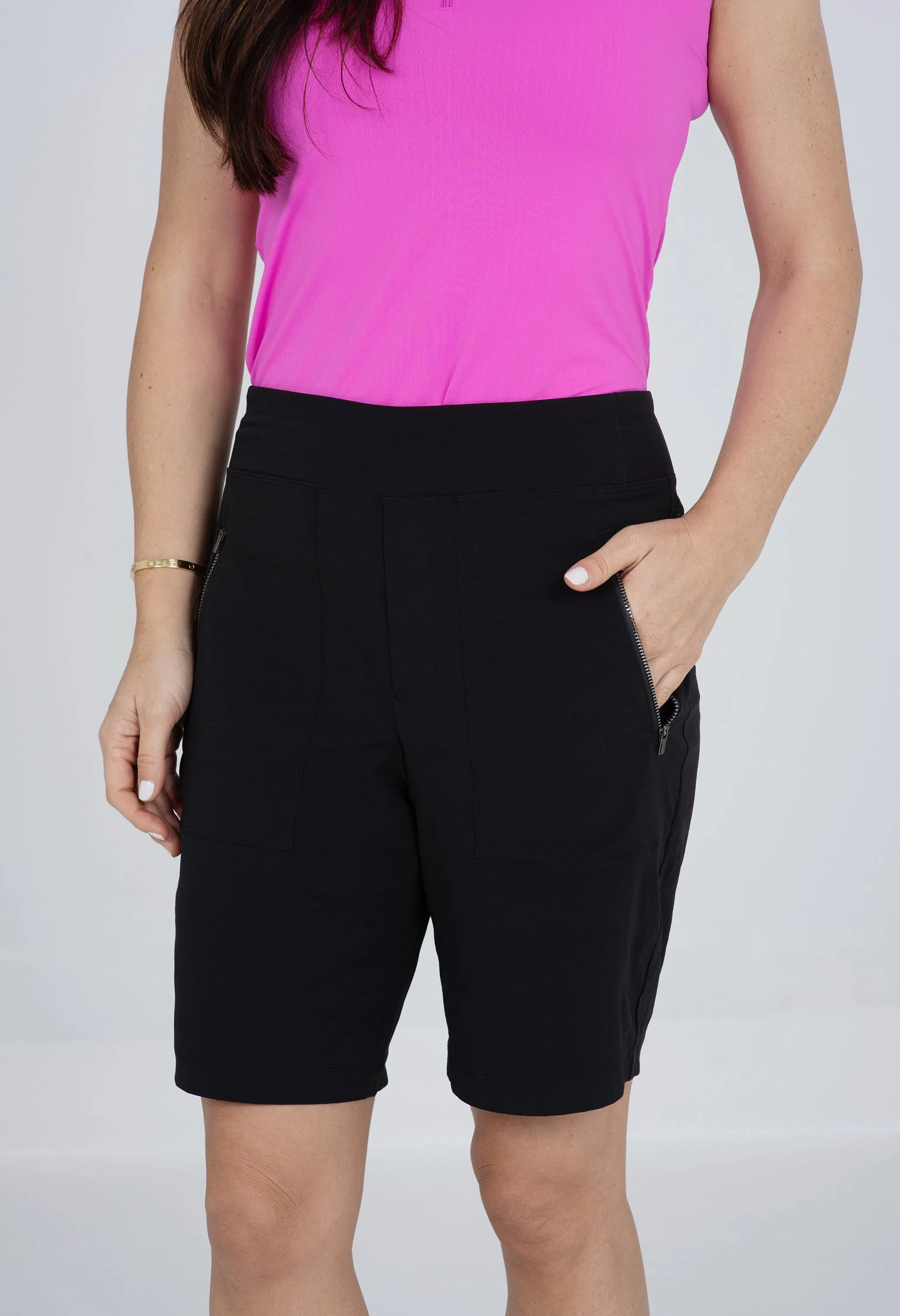 Solid Knit Shorts sold by IBKUL product image thumbnail 2