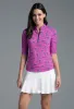 Diana Print Ruched Elbow Sleeve Top sold by IBKUL