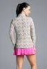 Game On Print Long Sleeve Mock Neck Top sold by IBKUL