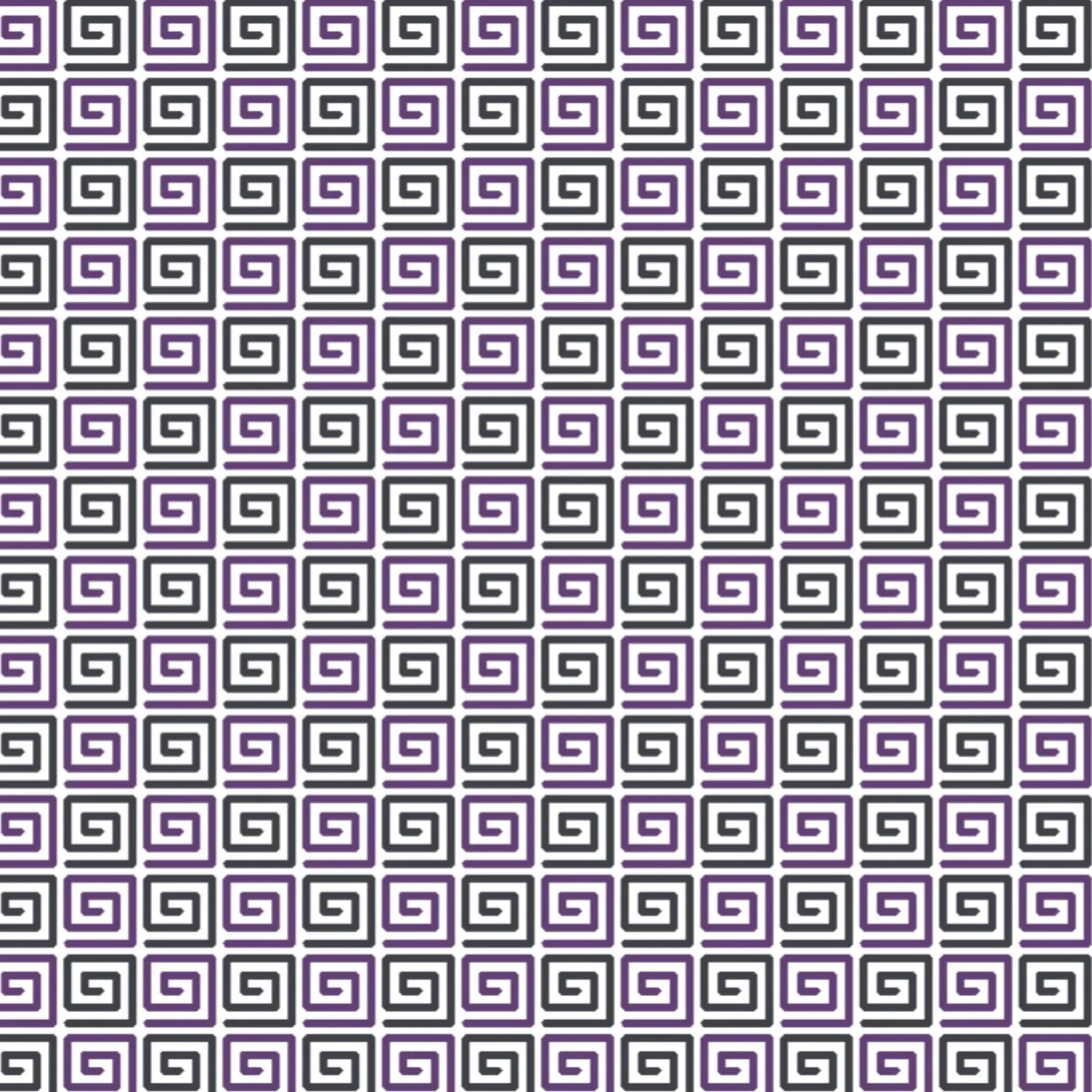 Square Spiral Print Long Sleeve Polo (Modern Fit) sold by IBKUL product image thumbnail 5