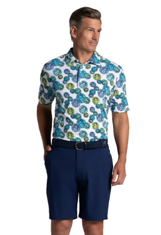 Medusa Print Short Sleeve Polo – 94171 (Modern Fit) sold by IBKUL