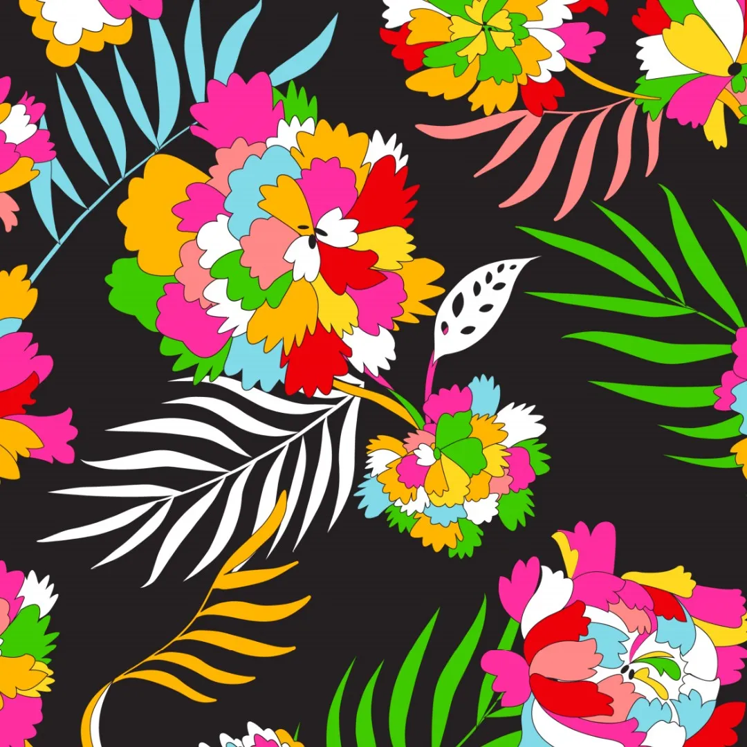 Alessia Print Long Sleeve Mock Neck Top – 10415 sold by IBKUL product image thumbnail 4