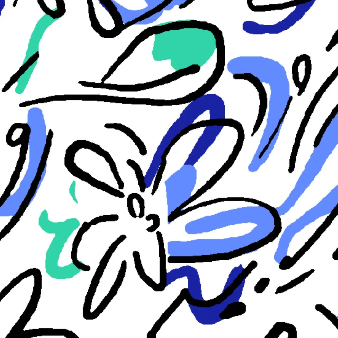 Lucien Print Long Sleeve Mock Neck Top – 10413 sold by IBKUL product image thumbnail 4