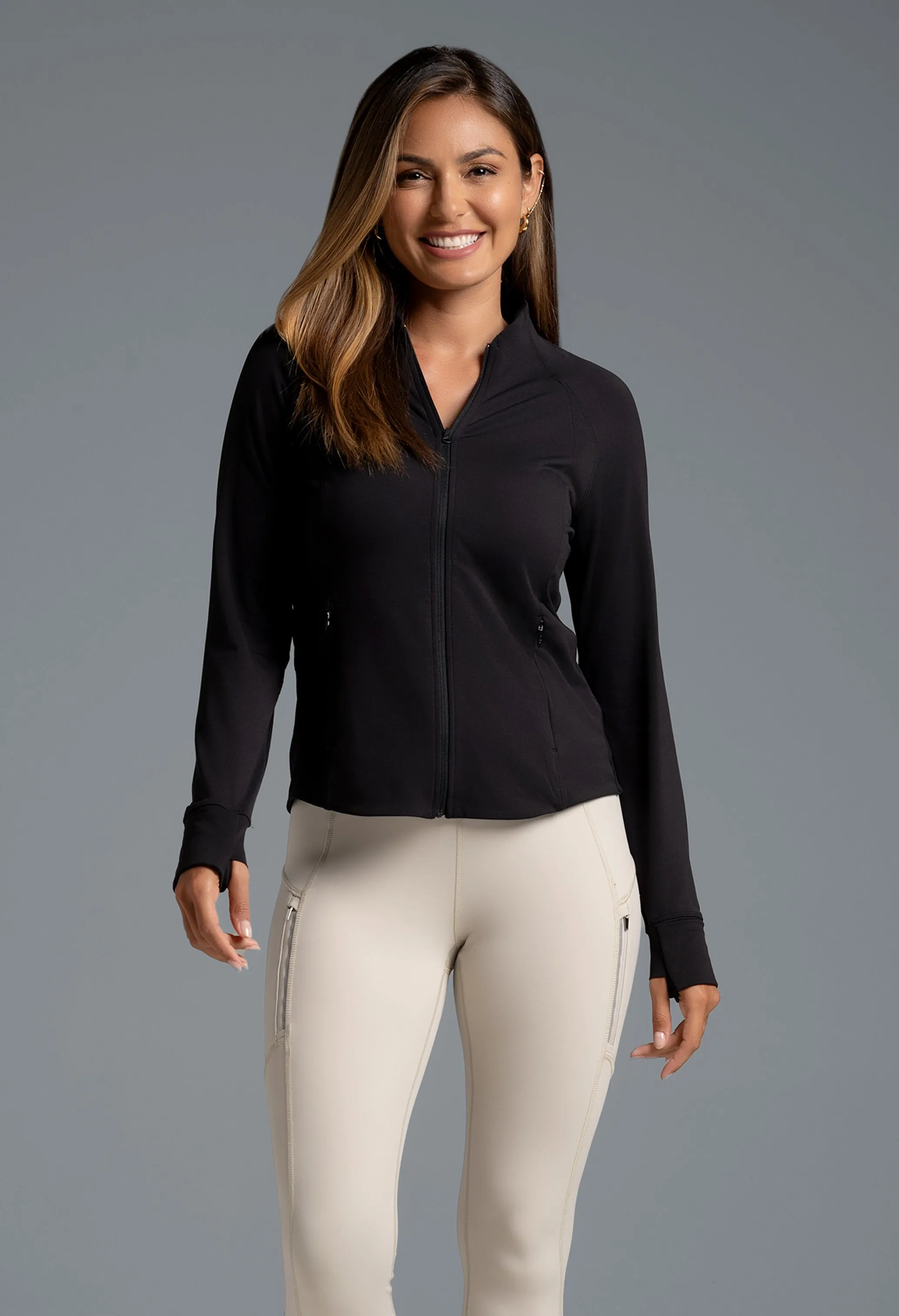 Women's Performance Jacket sold by IBKUL product image thumbnail 2