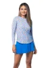 Romina Print Long Sleeve Crew Neck sold by IBKUL