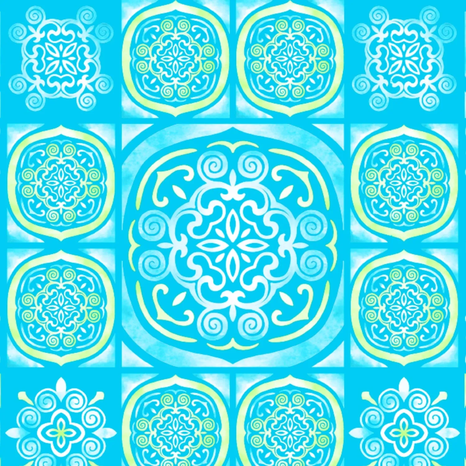 Colette Print Long Sleeve Mock Neck Top sold by IBKUL product image thumbnail 5