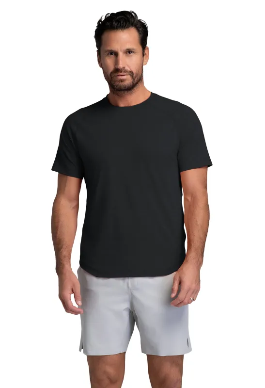 Men's Solid Short Sleeve Tee (Modern Fit) sold by IBKUL