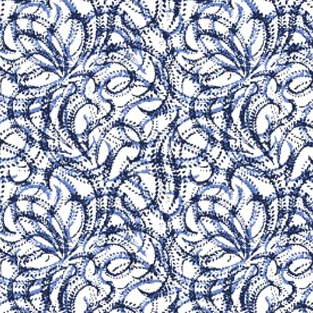 Seaweed Print Short Sleeve Polo – 94151 (Modern Fit) sold by IBKUL product image thumbnail 4