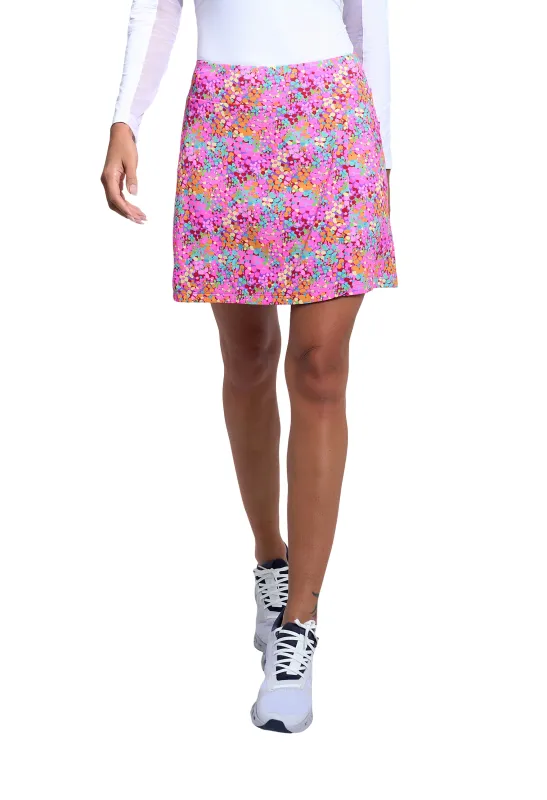 Allana Print Faux Wrap Skort sold by IBKUL