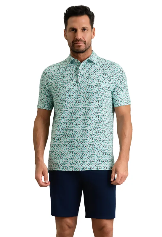 Mint Julep Short Sleeve Polo sold by IBKUL