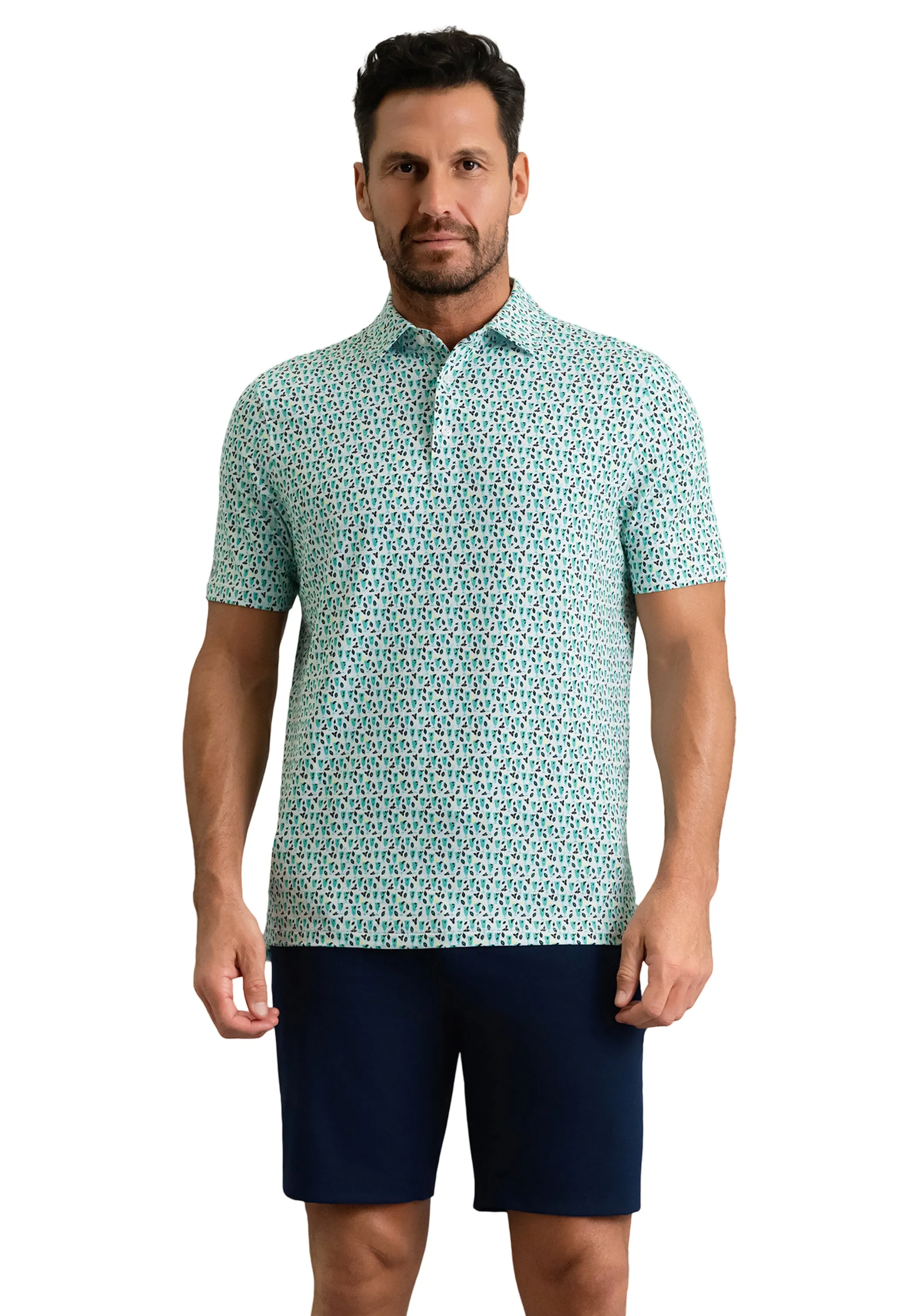 Mint Julep Short Sleeve Polo sold by IBKUL