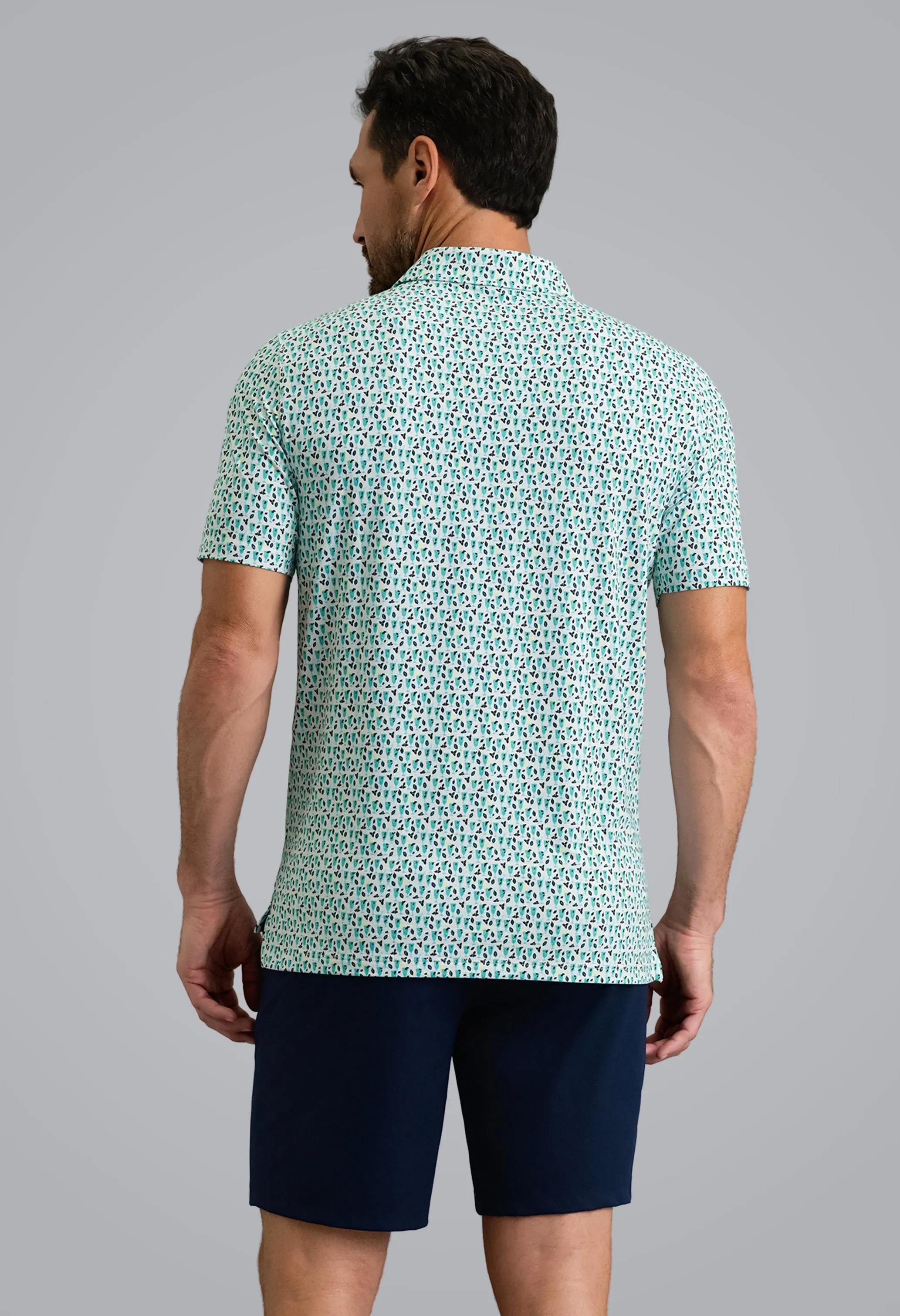 Mint Julep Short Sleeve Polo sold by IBKUL product image thumbnail 3