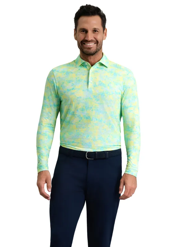 Kate Long Sleeve Polo sold by IBKUL