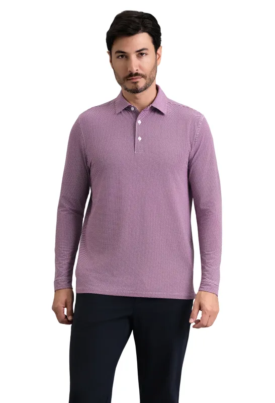 Cube Art Long Sleeve Polo sold by IBKUL