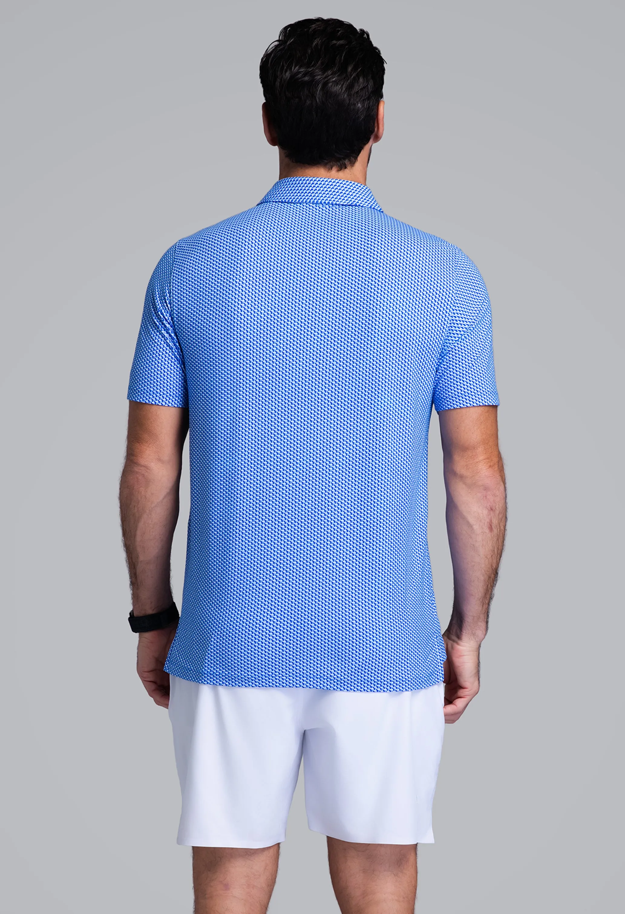 Cube Art Short Sleeve Polo sold by IBKUL product image thumbnail 3