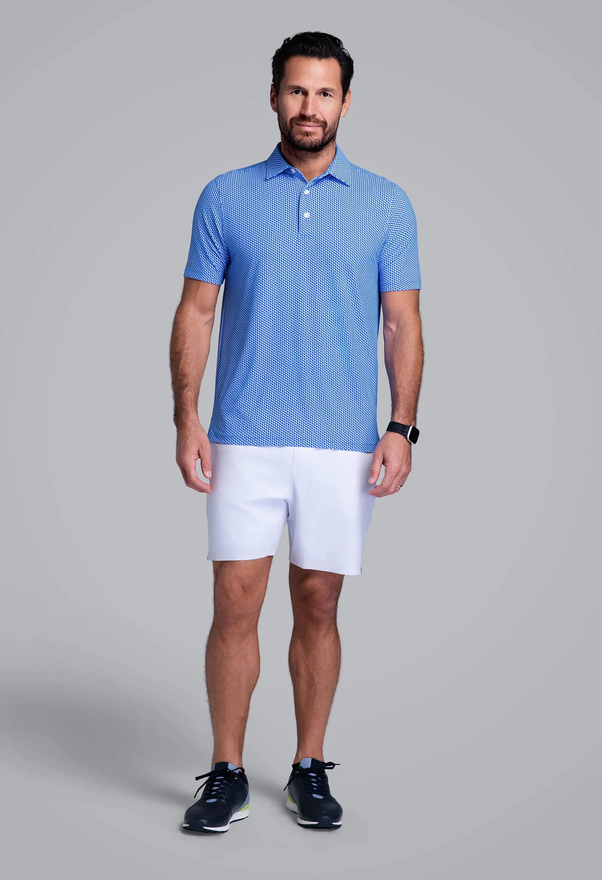 Cube Art Short Sleeve Polo sold by IBKUL product image thumbnail 4