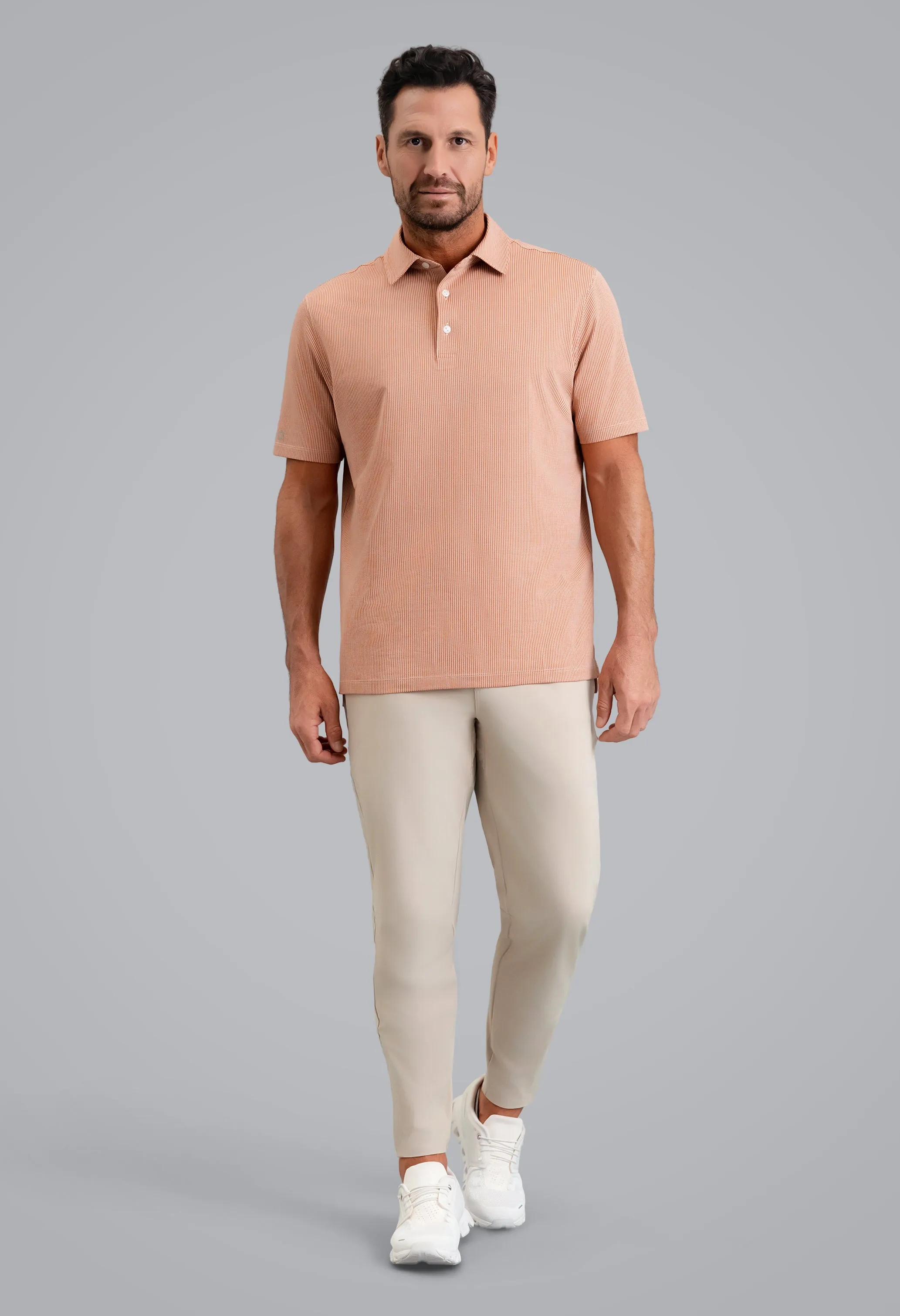 Combo Stitch Short Sleeve Polo (Modern Fit) sold by IBKUL product image thumbnail 4