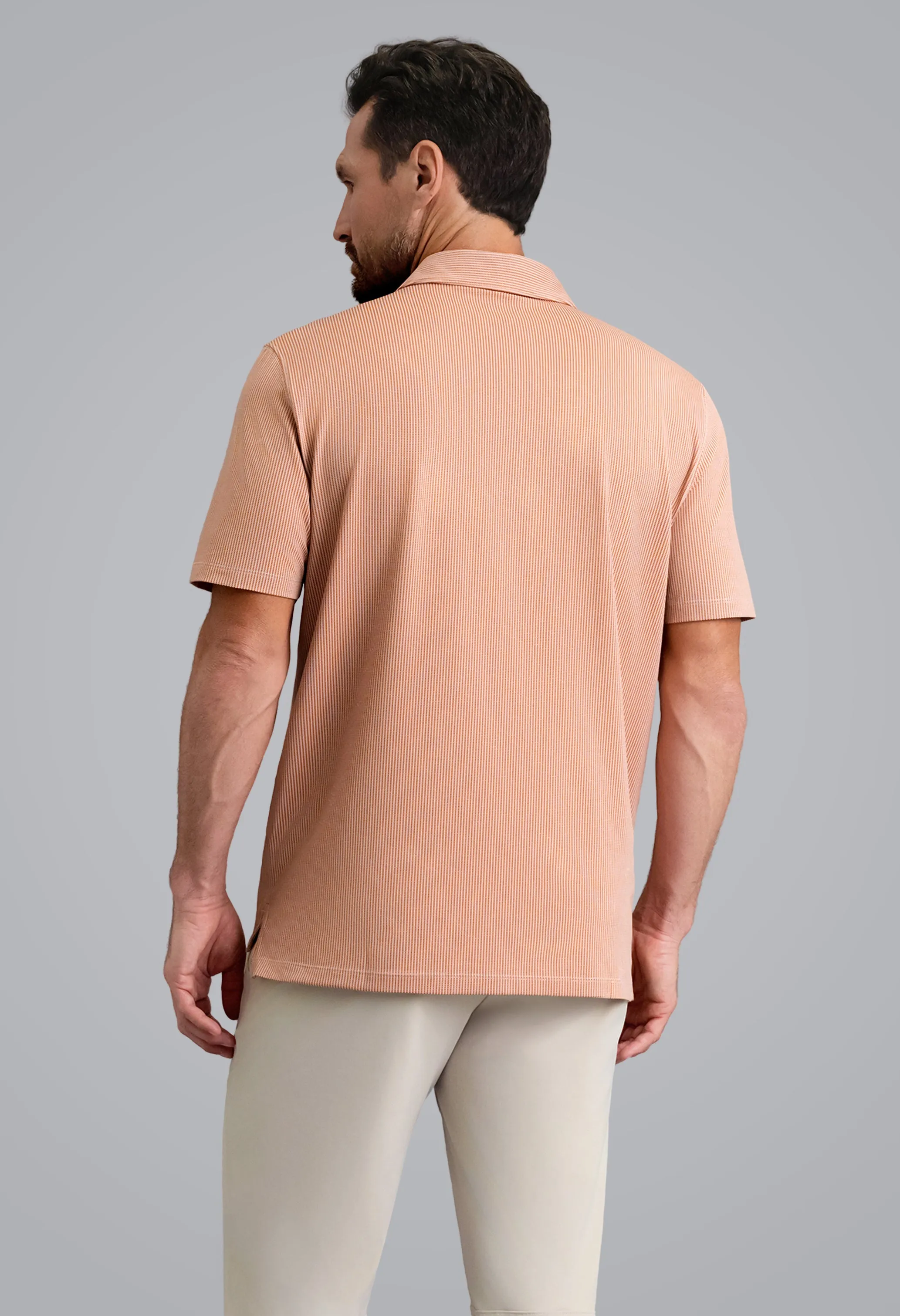 Combo Stitch Short Sleeve Polo (Modern Fit) sold by IBKUL product image thumbnail 3