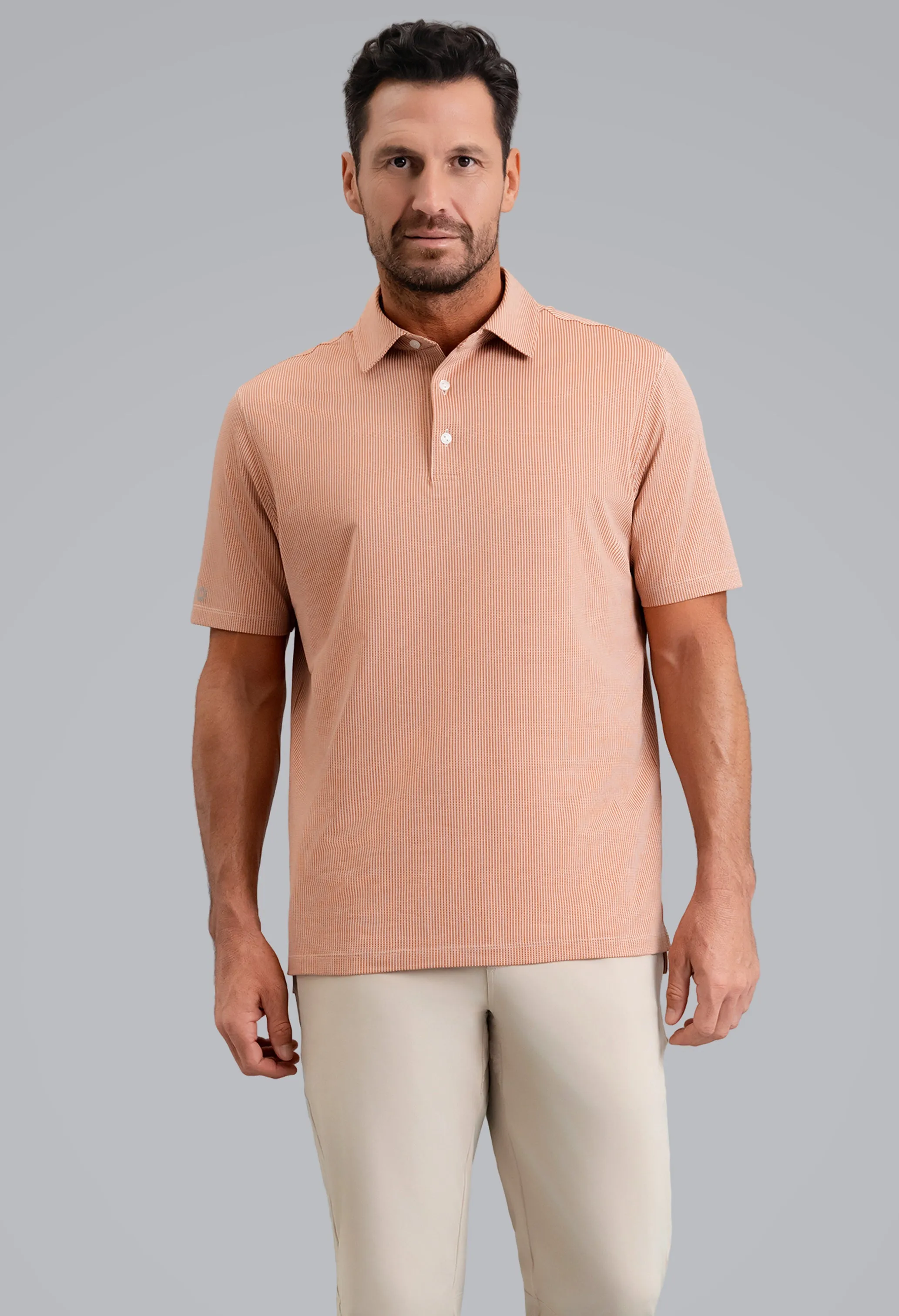 Combo Stitch Short Sleeve Polo (Modern Fit) sold by IBKUL product image thumbnail 2