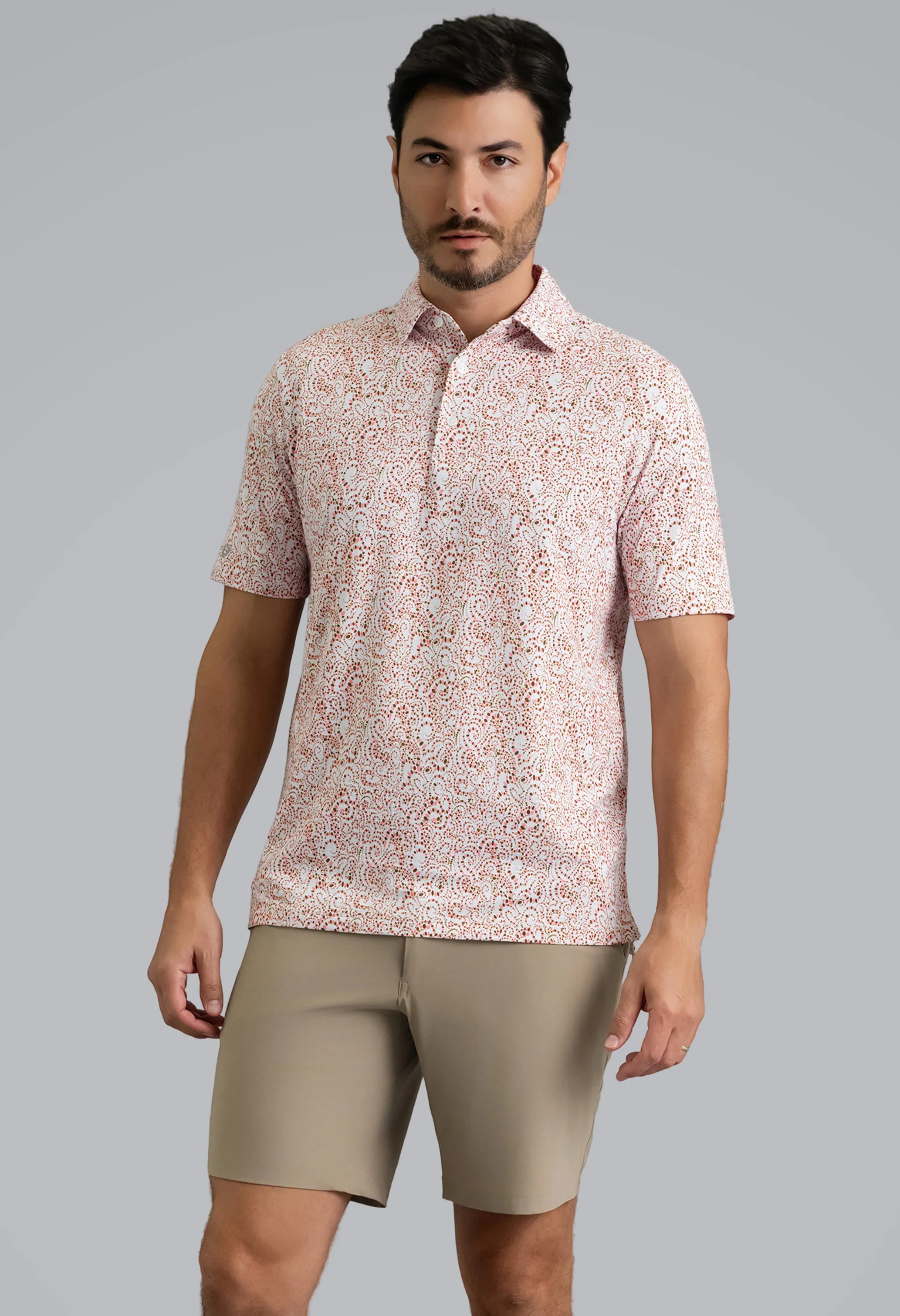 Hazy Short Sleeve Polo sold by IBKUL product image thumbnail 2