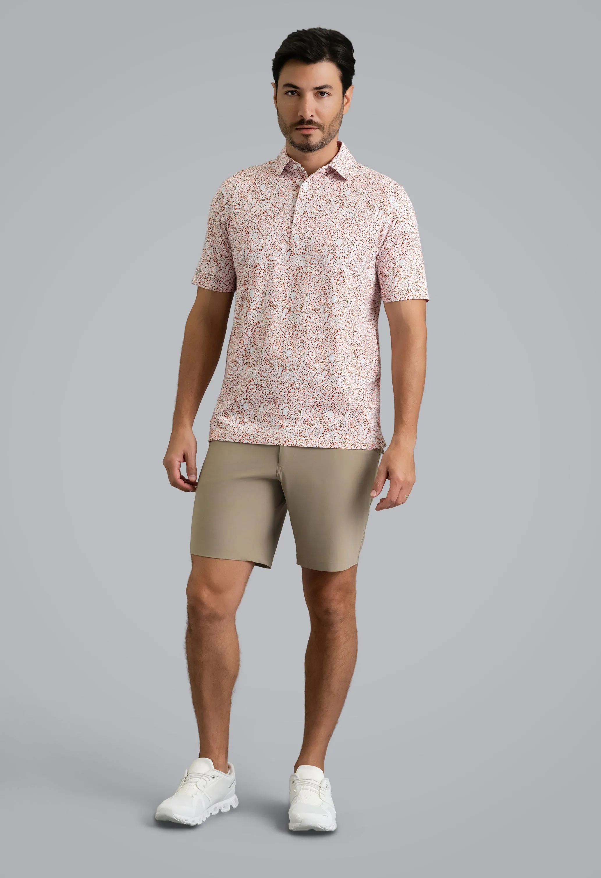 Hazy Short Sleeve Polo sold by IBKUL product image thumbnail 4