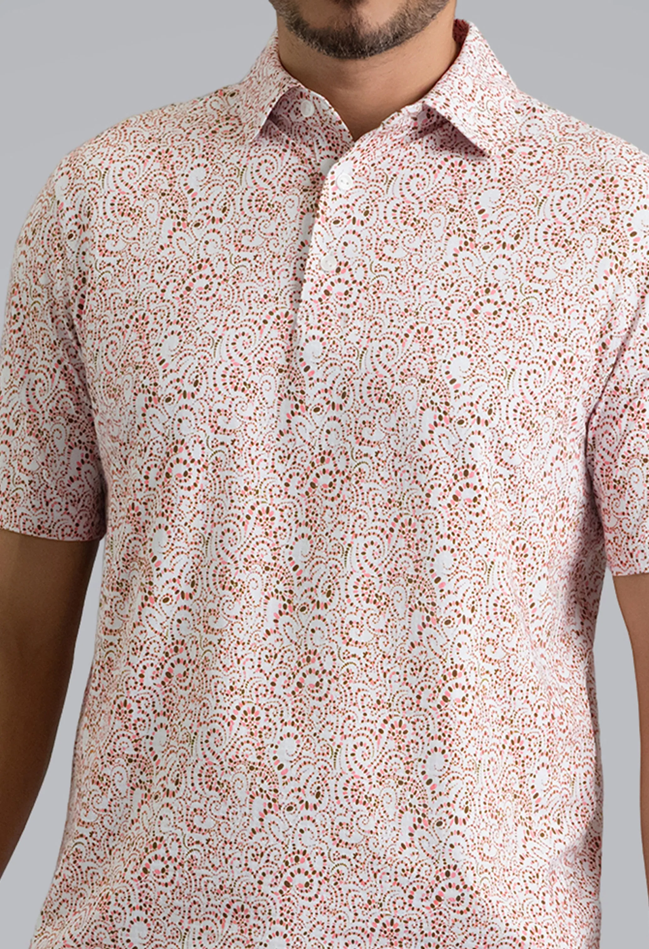 Hazy Short Sleeve Polo sold by IBKUL product image thumbnail 5