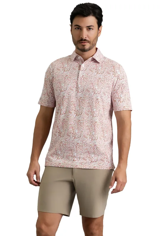 Hazy Short Sleeve Polo sold by IBKUL