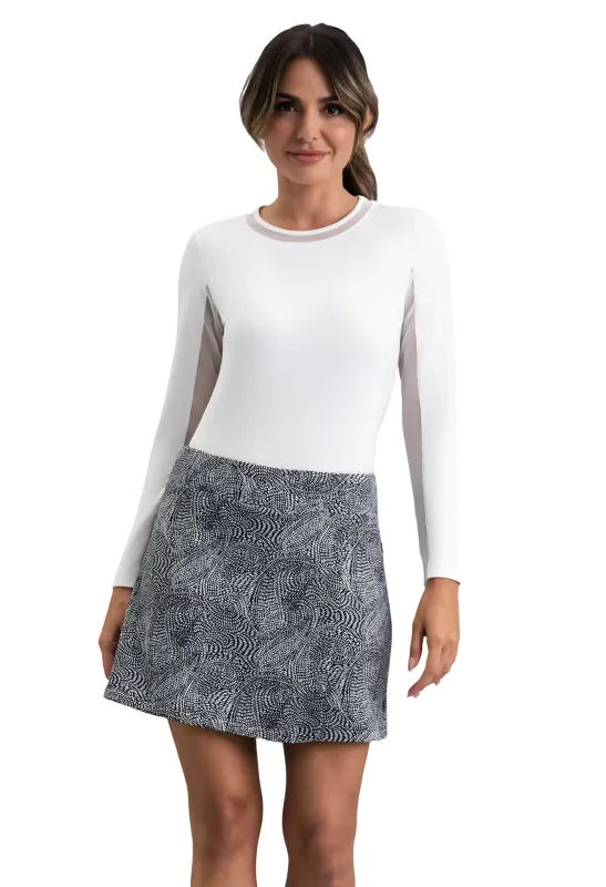 Stephanie Faux Wrap Skort sold by IBKUL