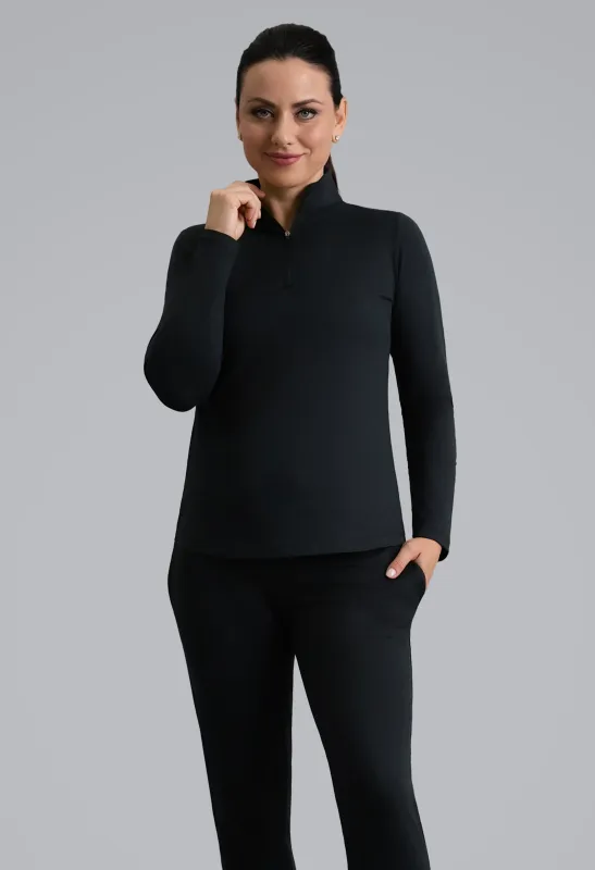 IBKomfortable Long Sleeve Mock Neck Top made by IBKUL
