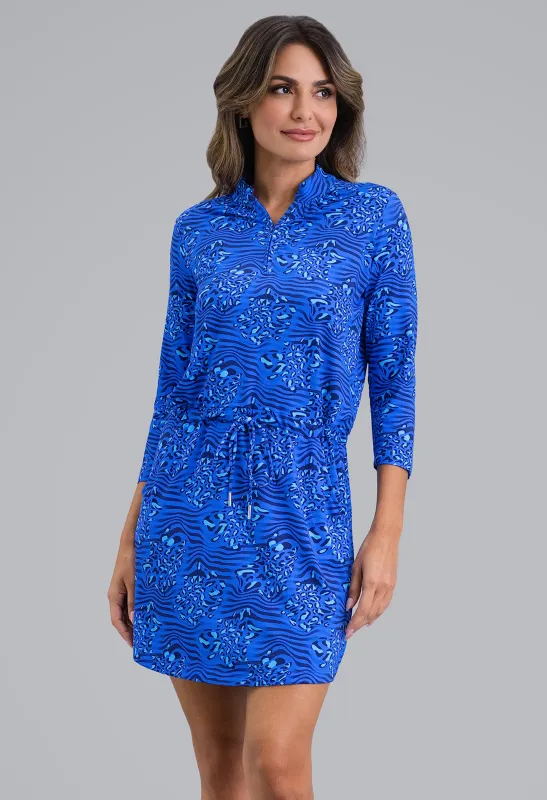 Yun 3/4 Sleeve Drawstring Dress sold by IBKUL