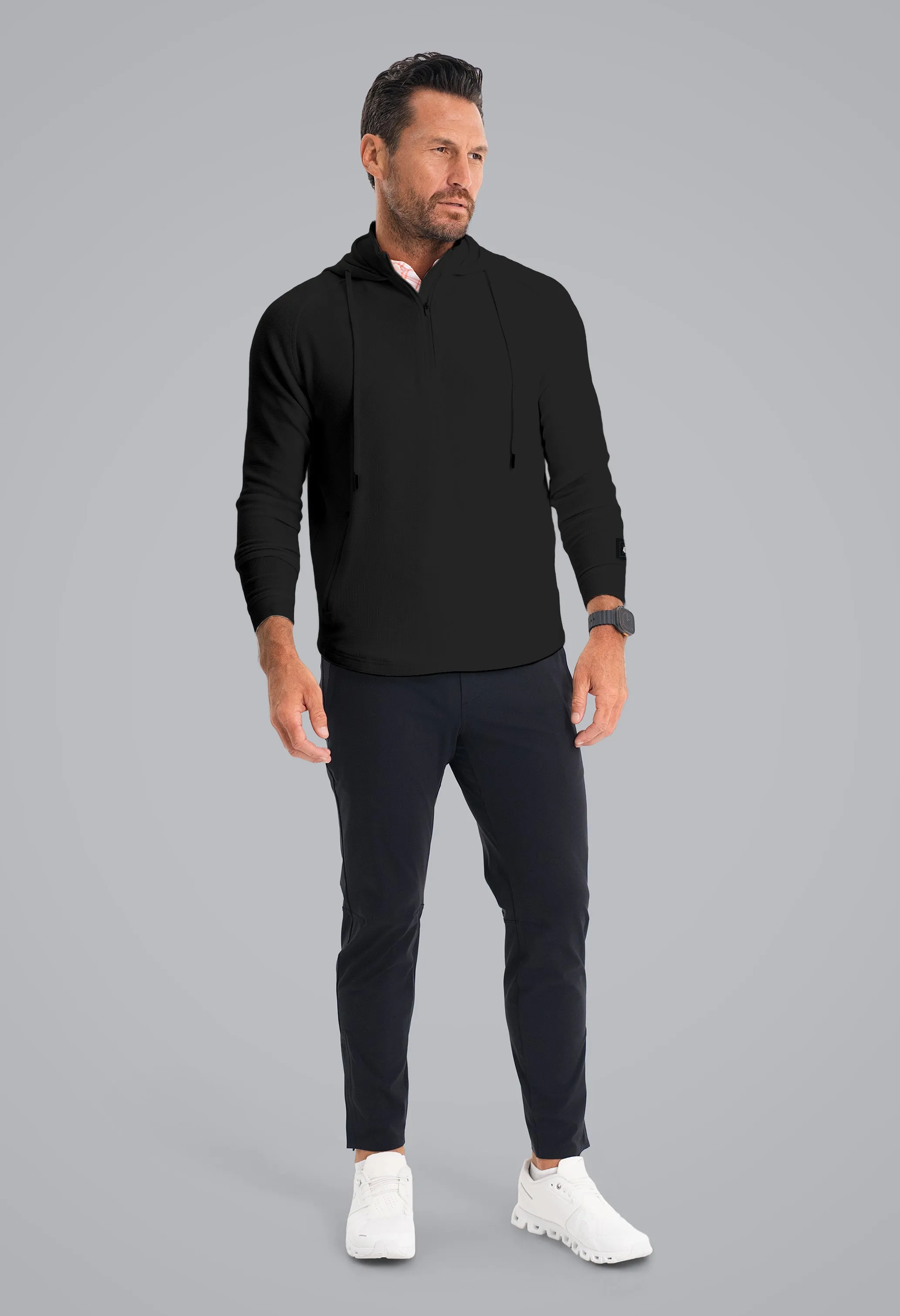 Waffle Knit Hoody sold by IBKUL product image thumbnail 4