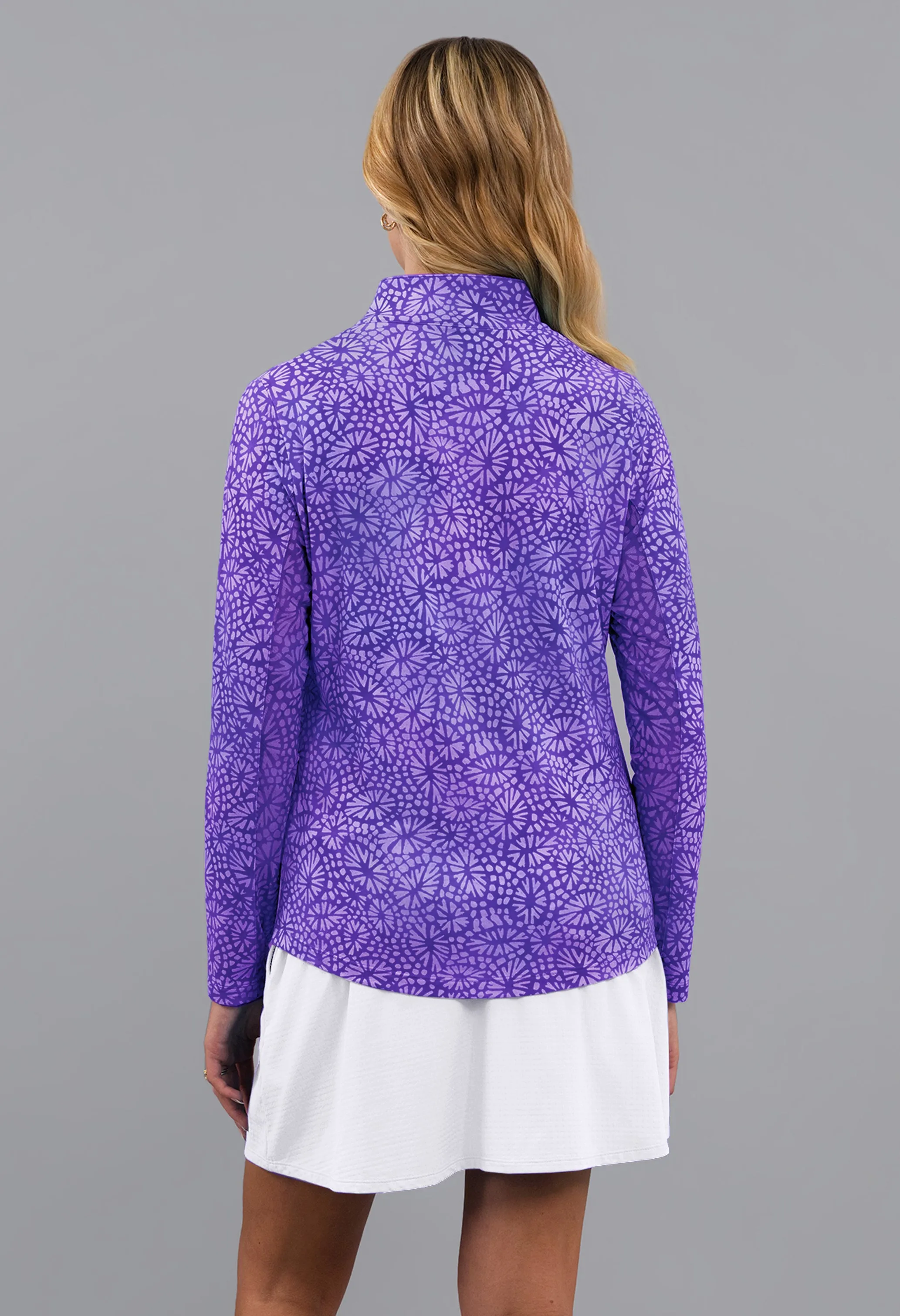 Gladis Long Sleeve Mock Neck Top sold by IBKUL product image thumbnail 3