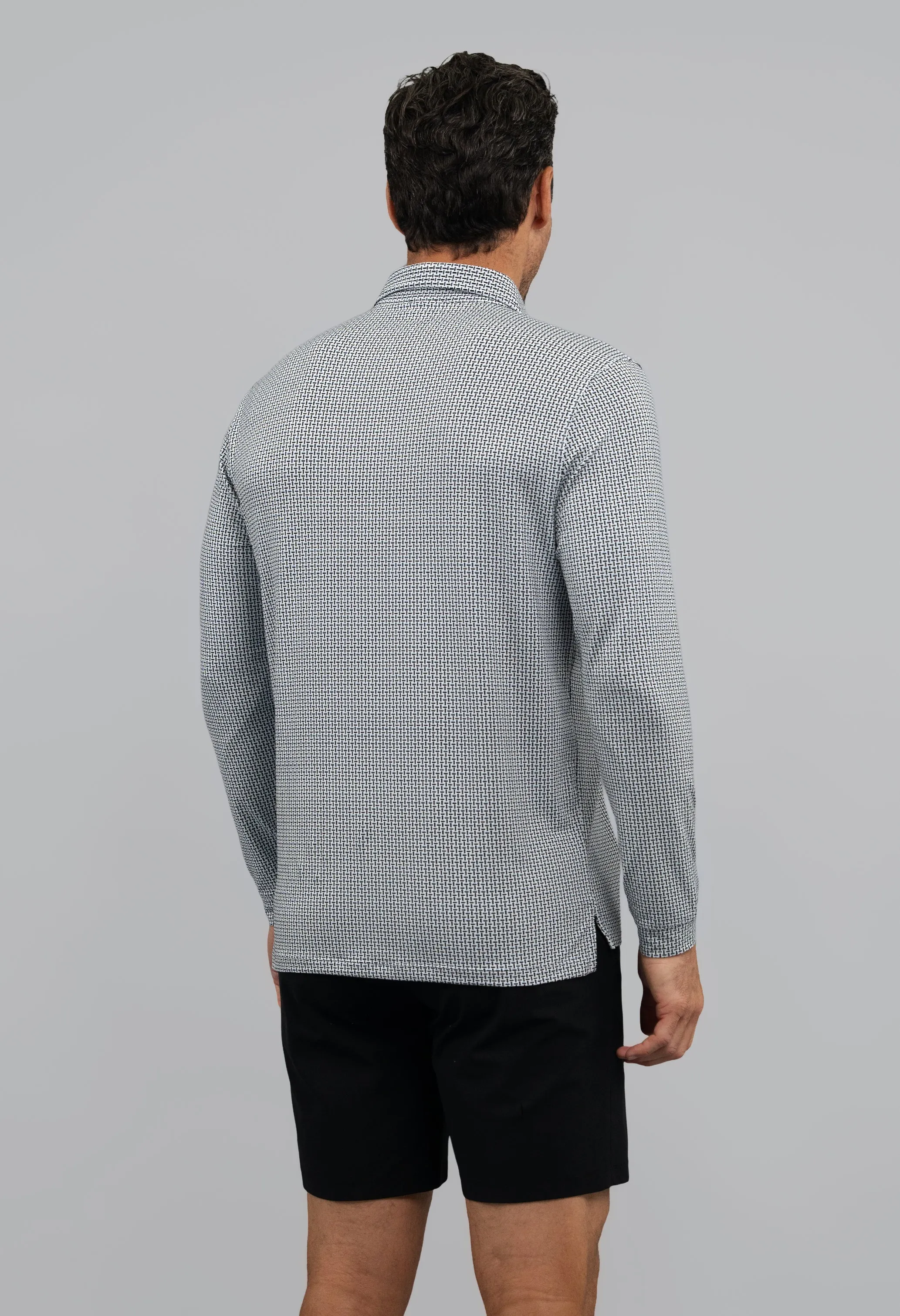 Landon Long Sleeve Polo sold by IBKUL product image thumbnail 3