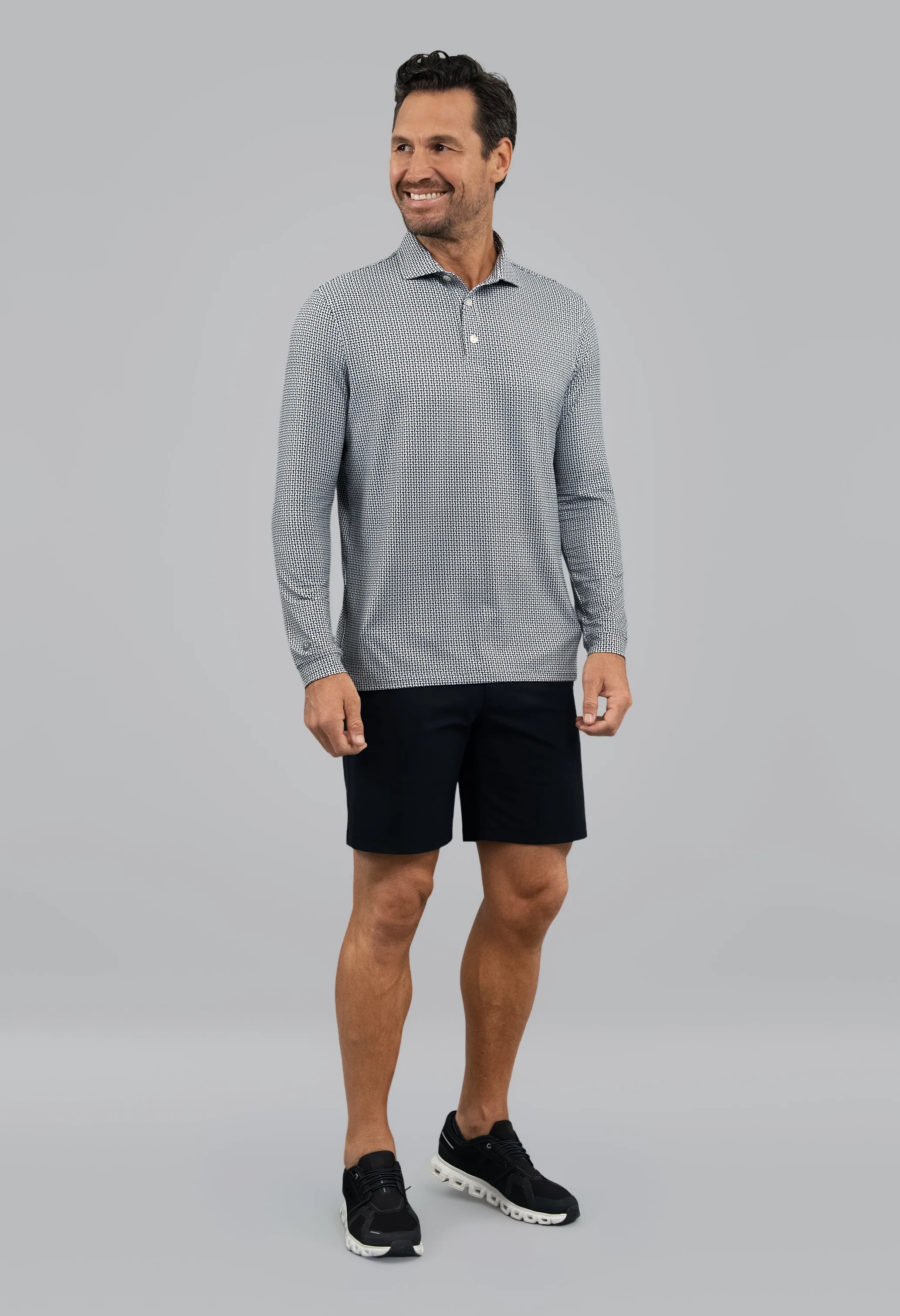 Landon Long Sleeve Polo sold by IBKUL product image thumbnail 5