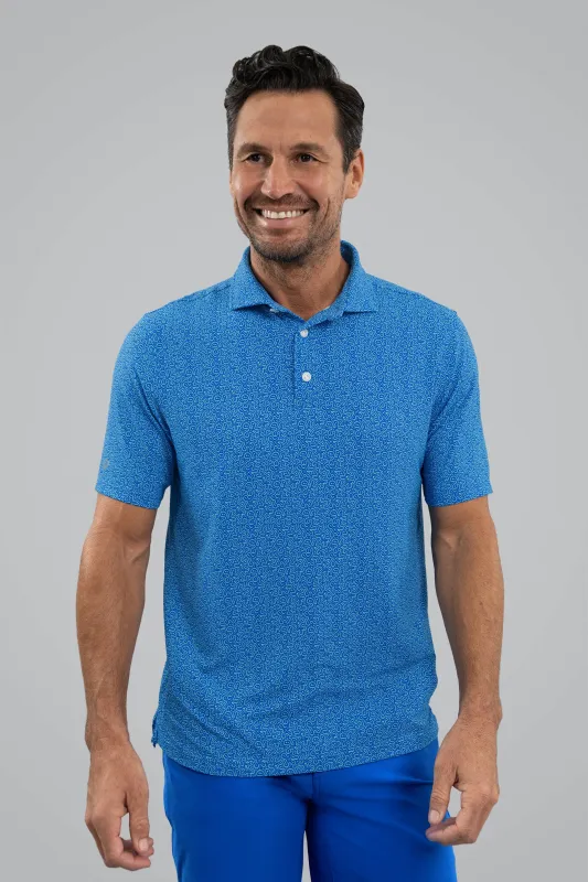 Sand Dollar Short Sleeve Polo made by IBKUL