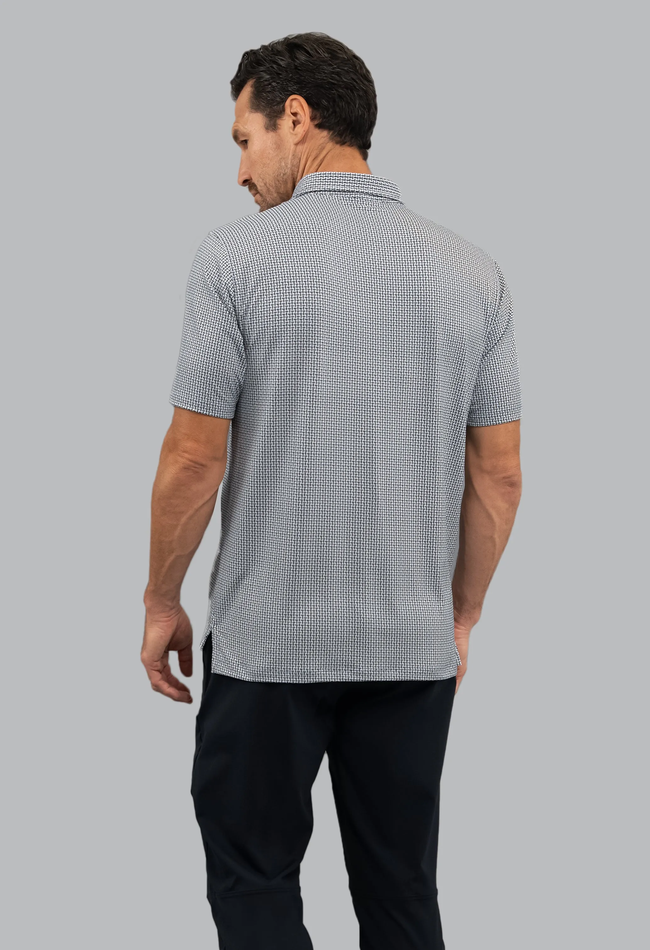 Landon Short Sleeve Polo sold by IBKUL product image thumbnail 3